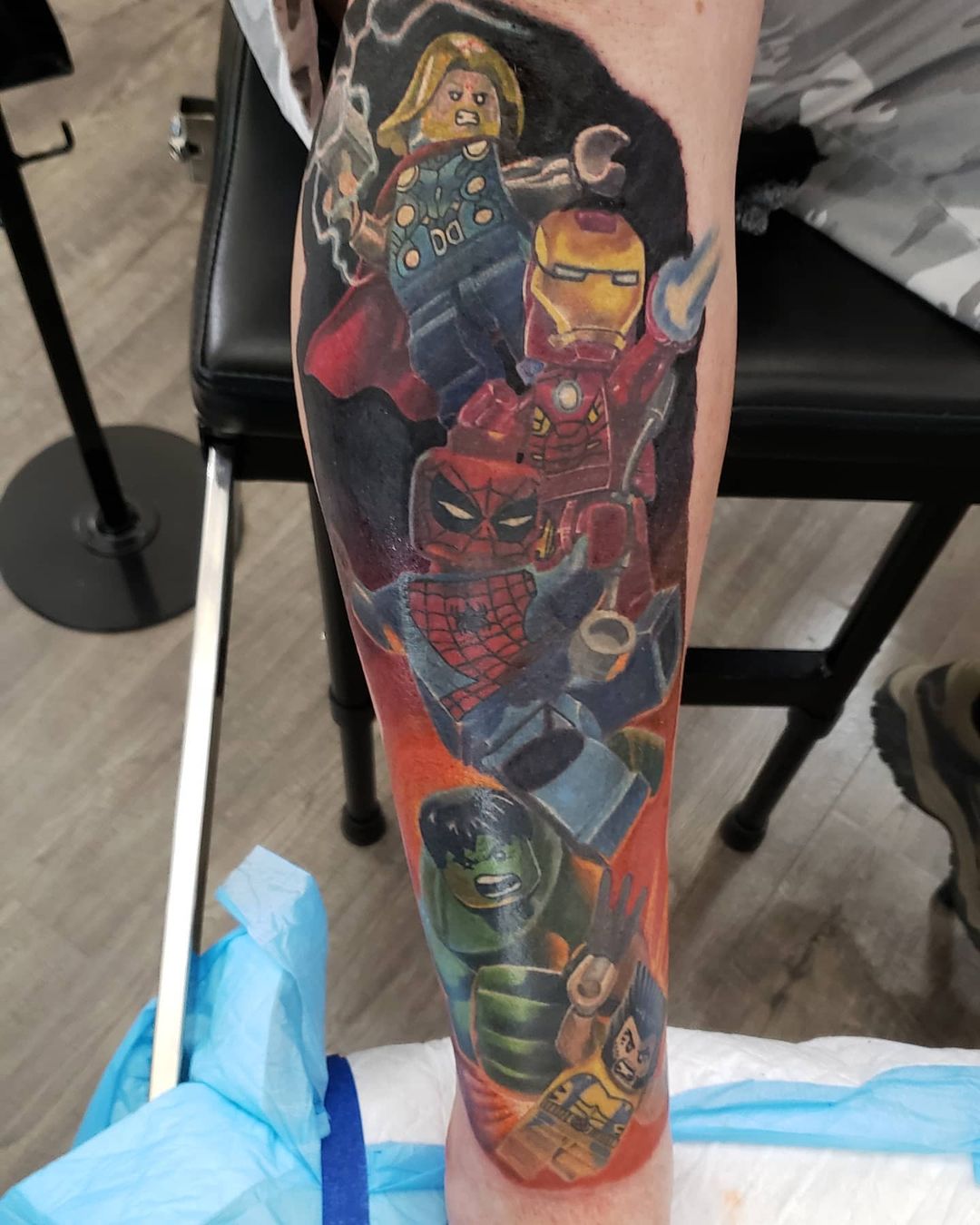 part of LEGO sleeve : r/tattoo